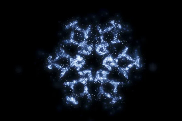 Snowflake textures for winter designs - version 2