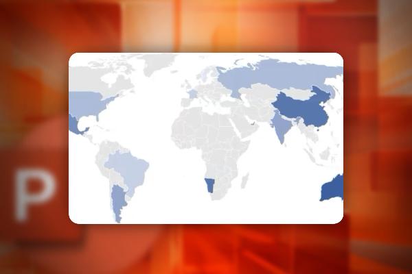 PowerPoint course: 6.8 | Extract map material from PPT: World map, countries, federal states, capitals