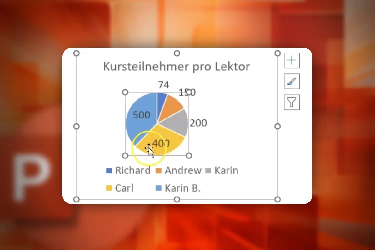 PowerPoint-Kurs: 9.7 | Diagramm inhaltlich ändern, um die Aussagekraft zu optimieren