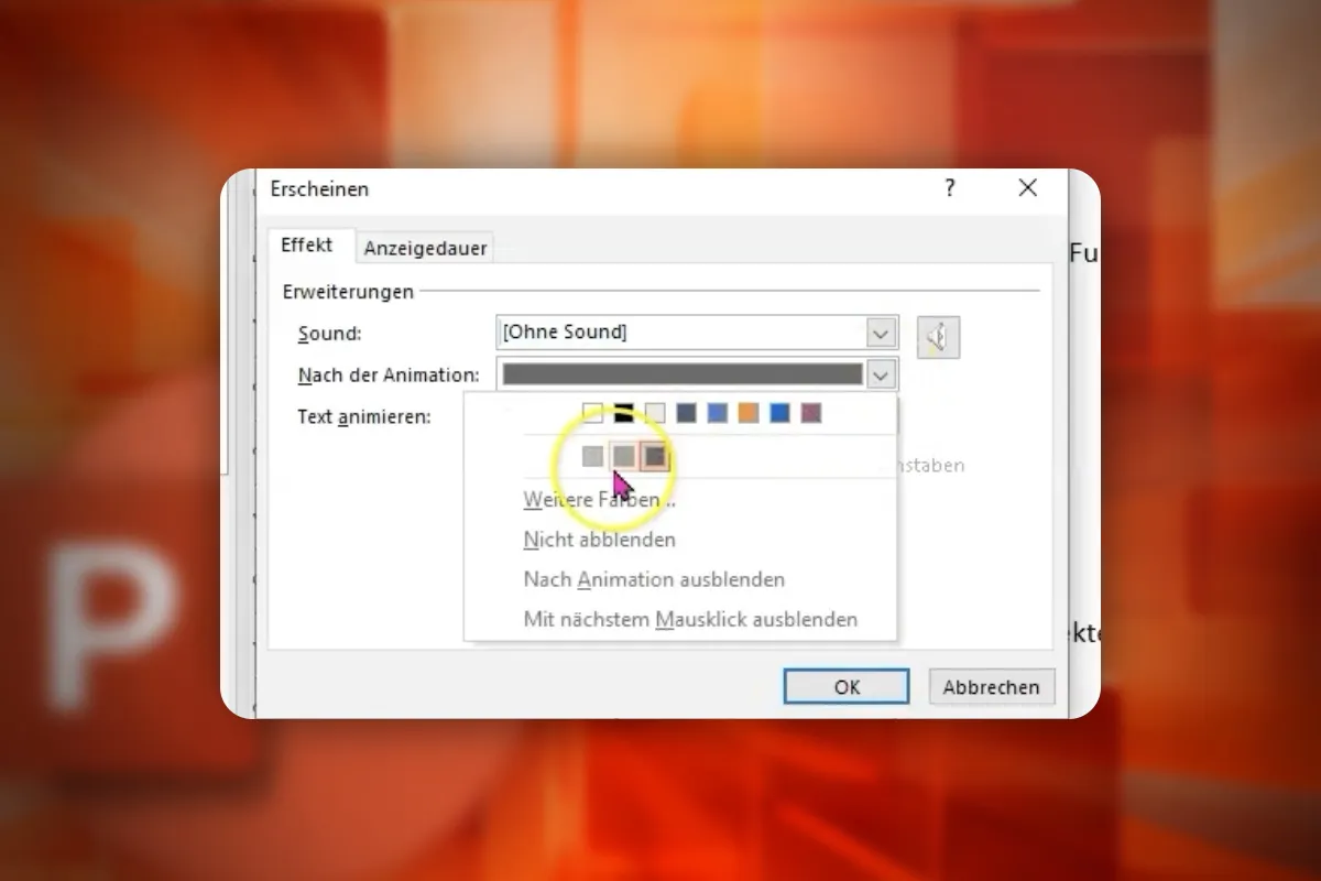 PowerPoint-Kurs: 12.6 | Mehrfachanimationen und der effizienteste Weg deinem Publikum Text zu servieren