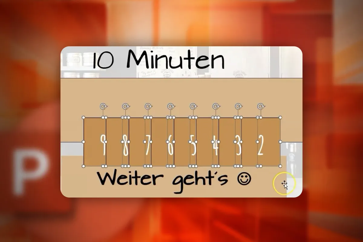 PowerPoint-Kurs: 12.11 | Übung Teil 3 und Top Hack: Objekte ändern, ohne die Animation zu verlieren