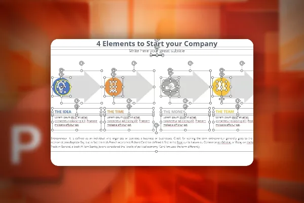 Cursul de PowerPoint: 13.7 | Morfarea - Opțiuni de efecte pe un exemplu de afacere.
