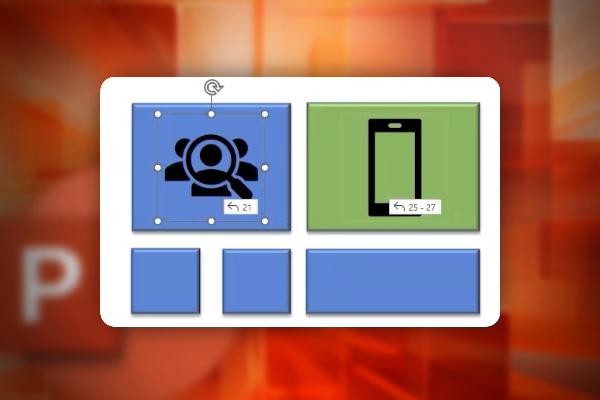 PowerPoint course: 14.7 | Interactive Tile Dashboard Part1