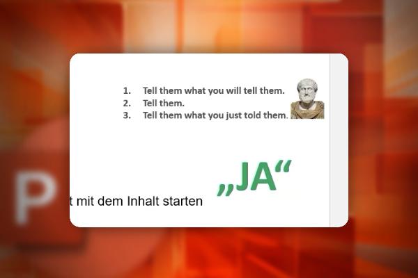 PowerPoint course: 15.5 | Immediately before the presentation - Mental attunement