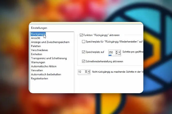 Corel PaintShop Pro - Bildebehandling & Bildekomposisjon: 1.4 | Kort oversikt over alternativer