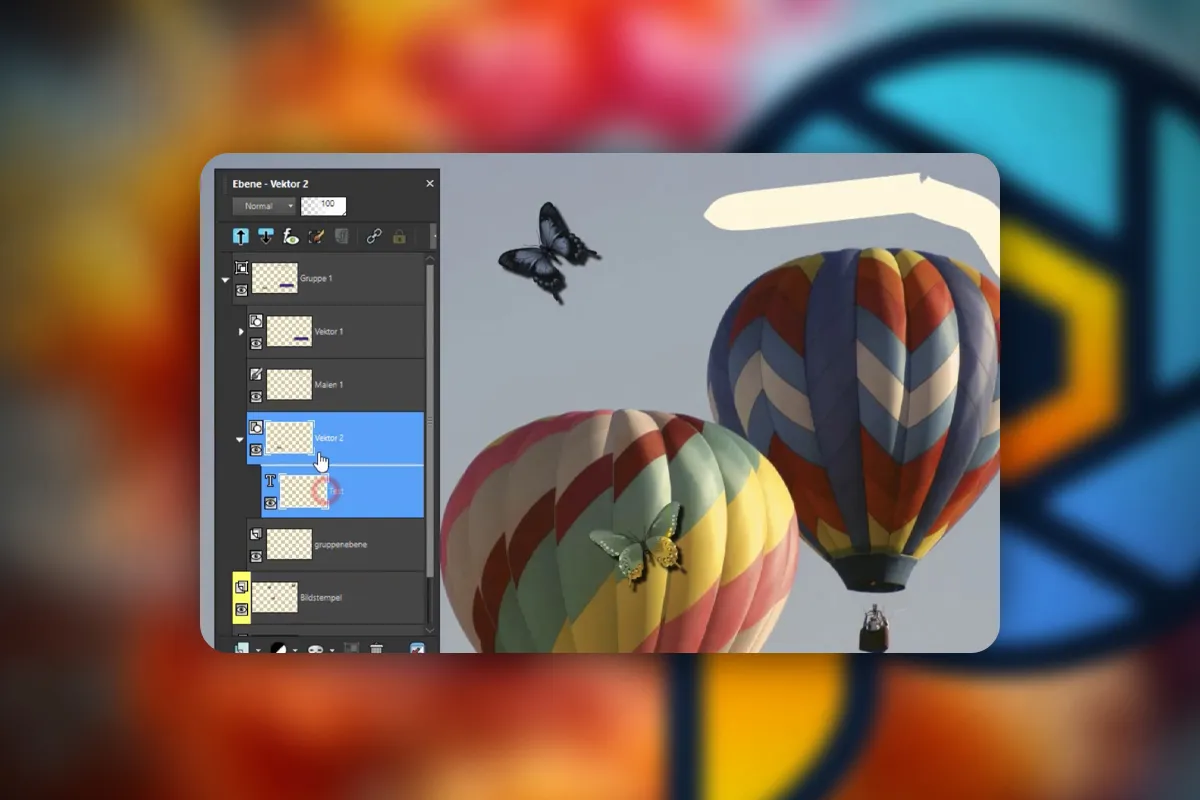 Corel PaintShop Pro - Fotobearbeitung & Bildkomposition: 1.5 | Umgang mit Ebenen
