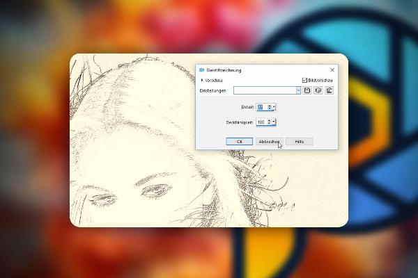 Corel PaintShop Pro - Edición y composición de fotos: 4.6 | Efecto de dibujo