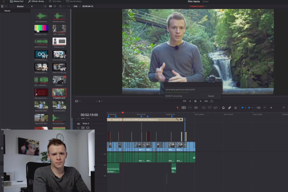 DaVinci Resolve-tutorial: 1.3 | Ladda ner råmaterial