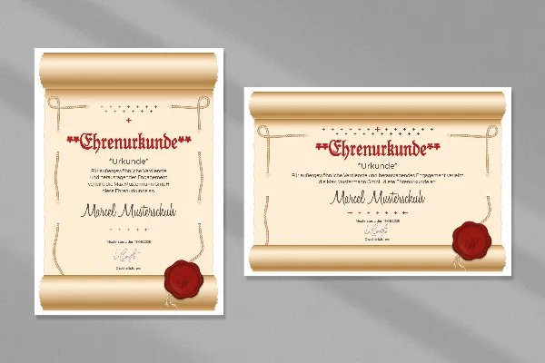 Plantilla de certificado "Conectado" para certificados de honor, para aniversarios de empresa y de servicio