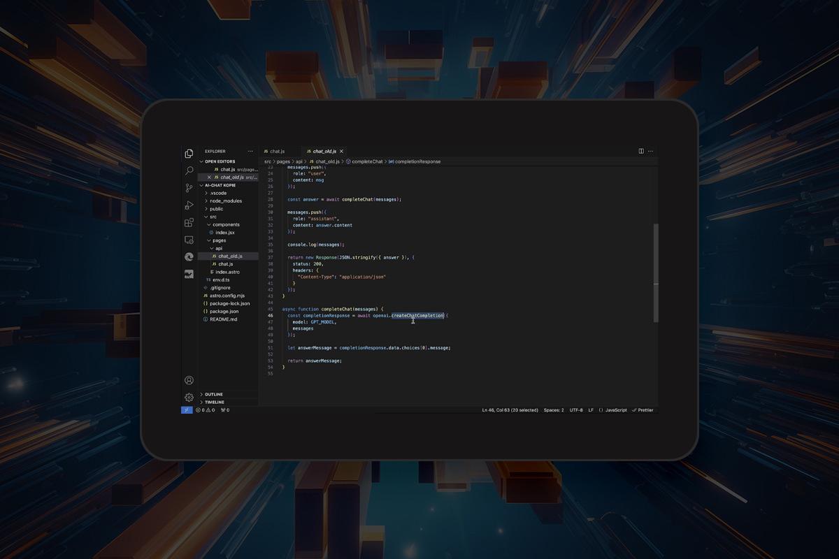 OpenAI API: 2.3 | IMPORTANTE: Aggiornamento dell'API OpenAI e di AstroJS
