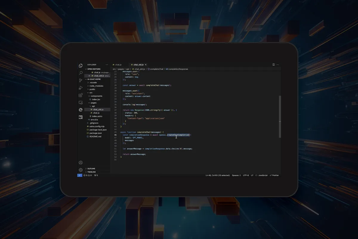 OpenAI API: 2.3 | DŮLEŽITÉ: Aktualizace OpenAI API a AstroJS