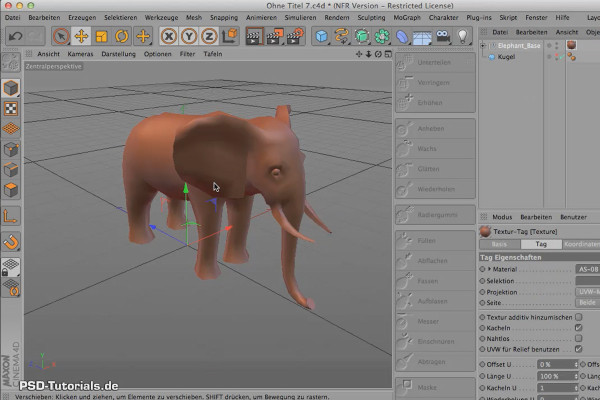 Modellering i CINEMA 4D - Grundläggande: Del 03 - Basemesh