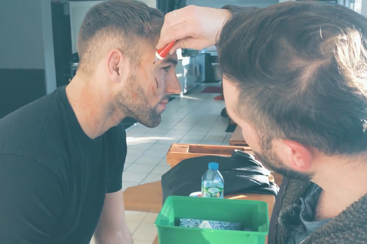 Populære filmpostere og kinoeffekter: Stilen til The Punisher - 3 Dirty Make-up-Styling