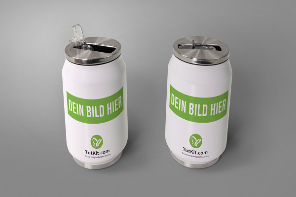 Mockup: kaksi leveää lämpöastiaa