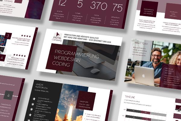 Presentatiesjabloon voor programmeurs en webdesigners.