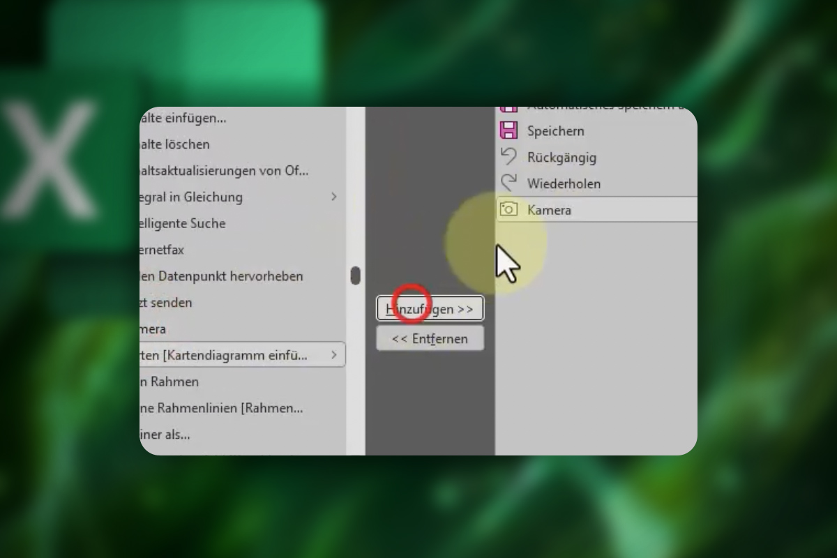 Excel-Tipps: 07 | Kamera-Icon nutzen für intelligente Tabellen-Snapshots
