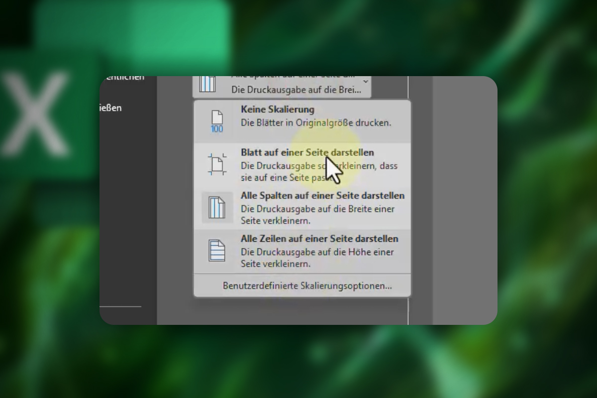 Excel-Tipps: 10 | Breite Tabellen auf eine Seite drucken lassen