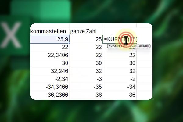 Excel-Tipps: 14 | Zahlen nach der Nachkommastelle entfernen