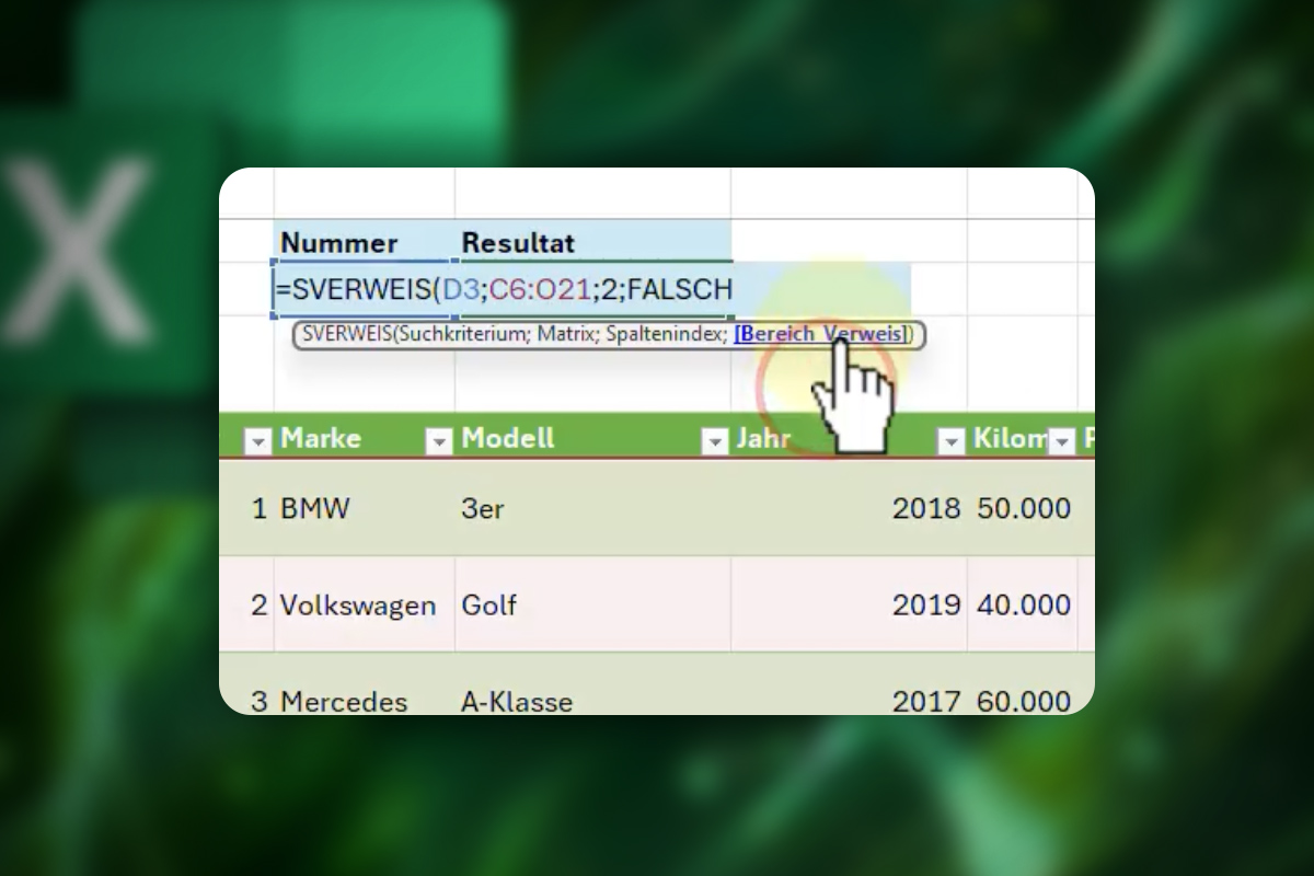 Excel-Tipps: 19 | Mit der SVERWEIS-Funktion ganz schnell Daten finden & ausgeben