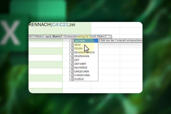 Excel-Tipps: 22 | Daten komplett umgekehrt sortiert ausgeben