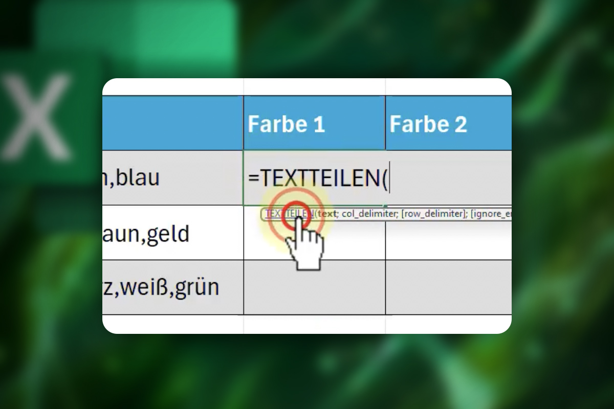 Excel-Tipps: 23 | Daten schnell aufteilen