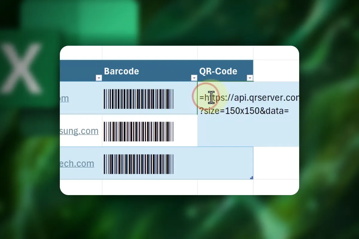 Excel-Tipps: 28 | Barcode und QR-Code automatisch erstellen lassen