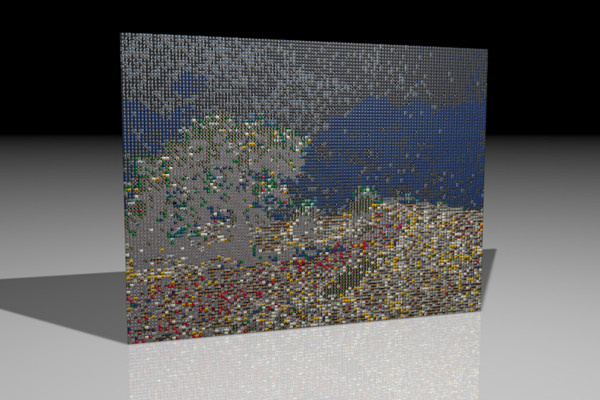 Nytt i Release 13 - Bildmosaik med Multi-Shader från MoGraph
