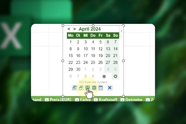 Excel-Tipps: 30 | Kalender für die Datumseingabe benutzen
