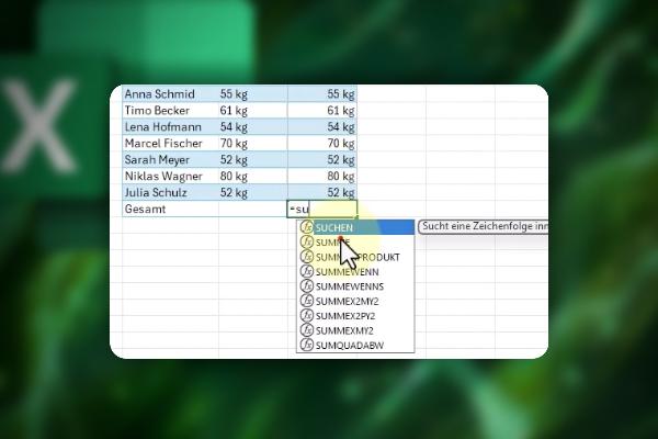 Excel-Tipps: 32 | Summieren von Werten mit Maßeinheit