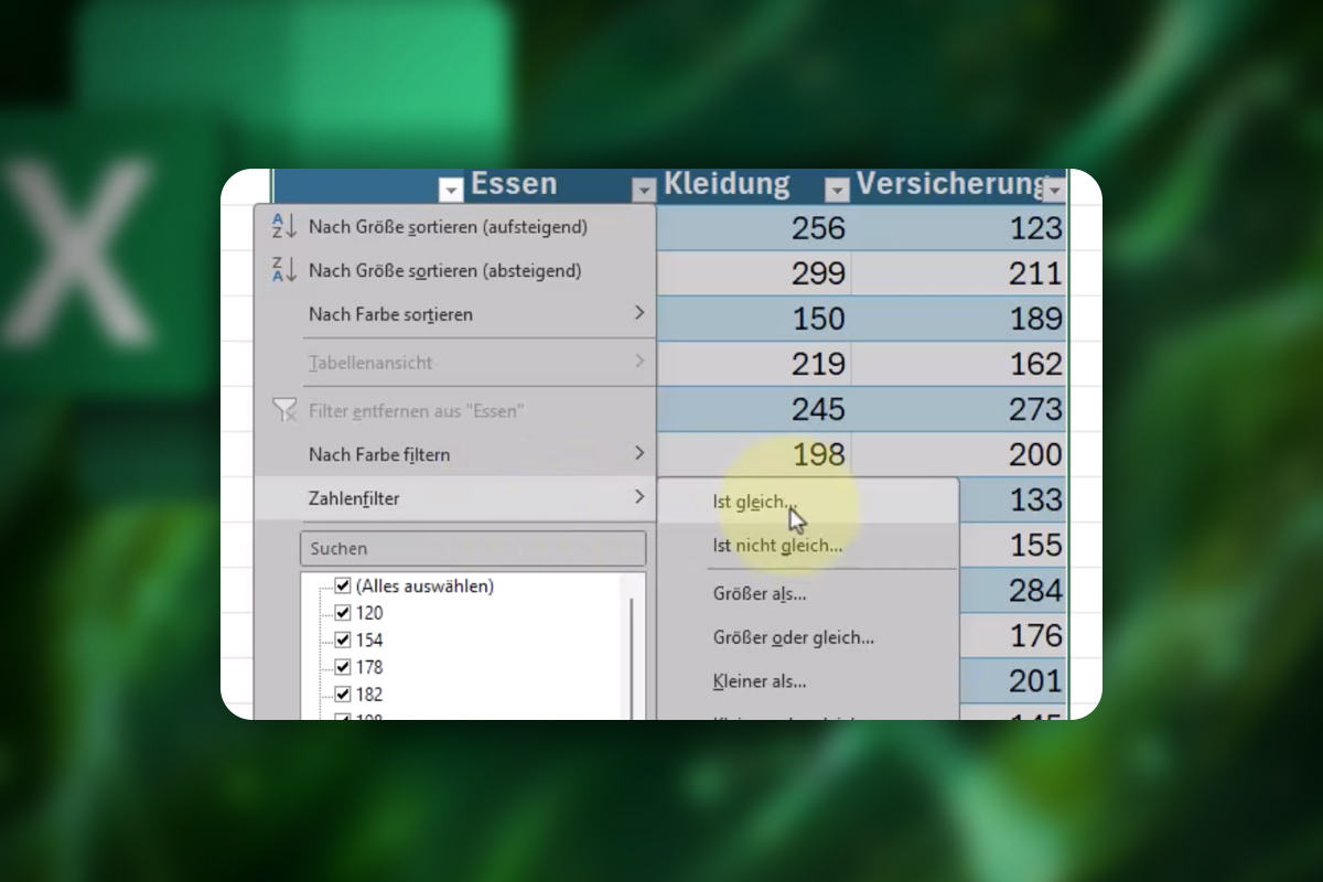 Excel-Tipps: 37 | Daten filtern leicht gemacht