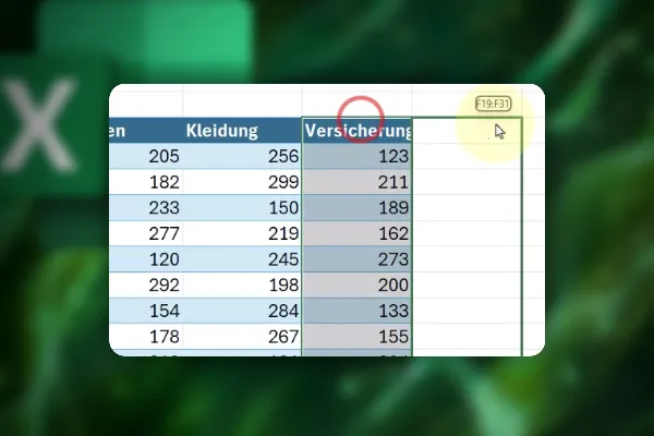 Συμβουλές Excel: 38 | Μετακίνηση γρήγορα πίνακα ή μεμονωμένων στηλών