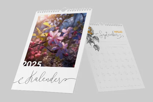 Annual calendar 2025 for printing: 02 | Wall calendar