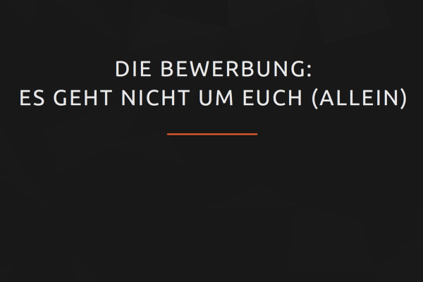 Bewerben in der Kreativbranche – Tipps aus Sicht eines Agenturinhabers: Teil 2