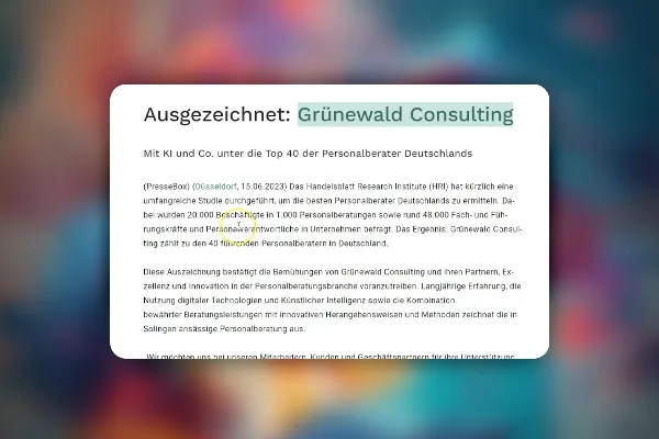 KI 비디오 만들기: 7.2 | Grünewald가 그것을 하는 법을 알고 있다