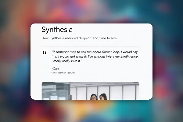 KI 비디오 만들기: 7.3 | Screenloop와 Synthesia의 상호 작용