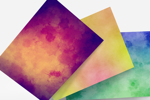 High-resolution textures: colorful watercolors in bright colors