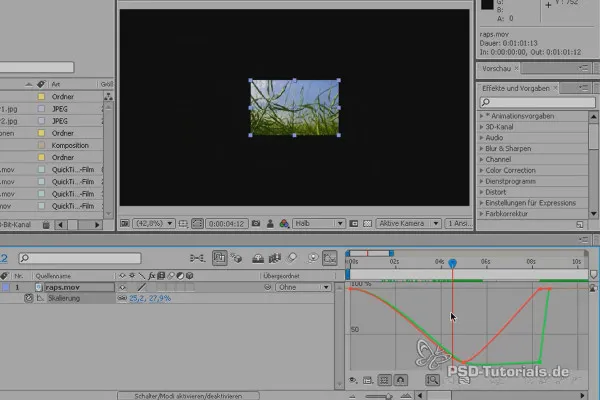 After Effects - Grundlagen: Animation mit Keyframes