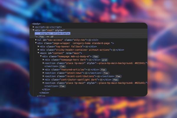 Herramientas para desarrolladores de Chrome: 2.1 | Inspeccionar la estructura del DOM en la pestaña Elementos