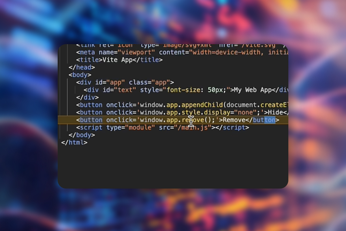 Chrome Developer Tools: 3.6 | DOM-Brytpunkter