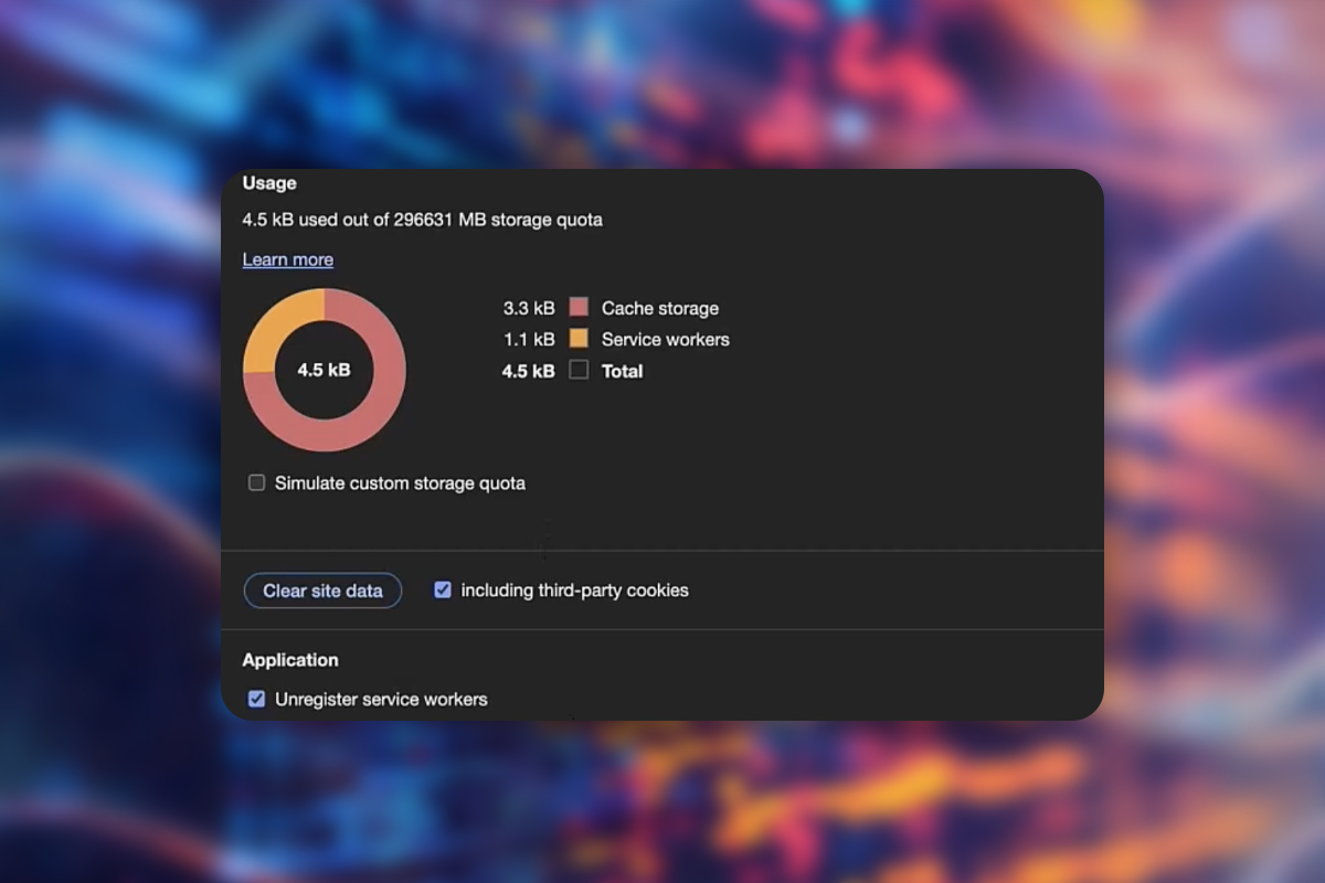Chrome Developer Tools: 6.3 | Undersök webbapplikationsresurser med Application-fliken