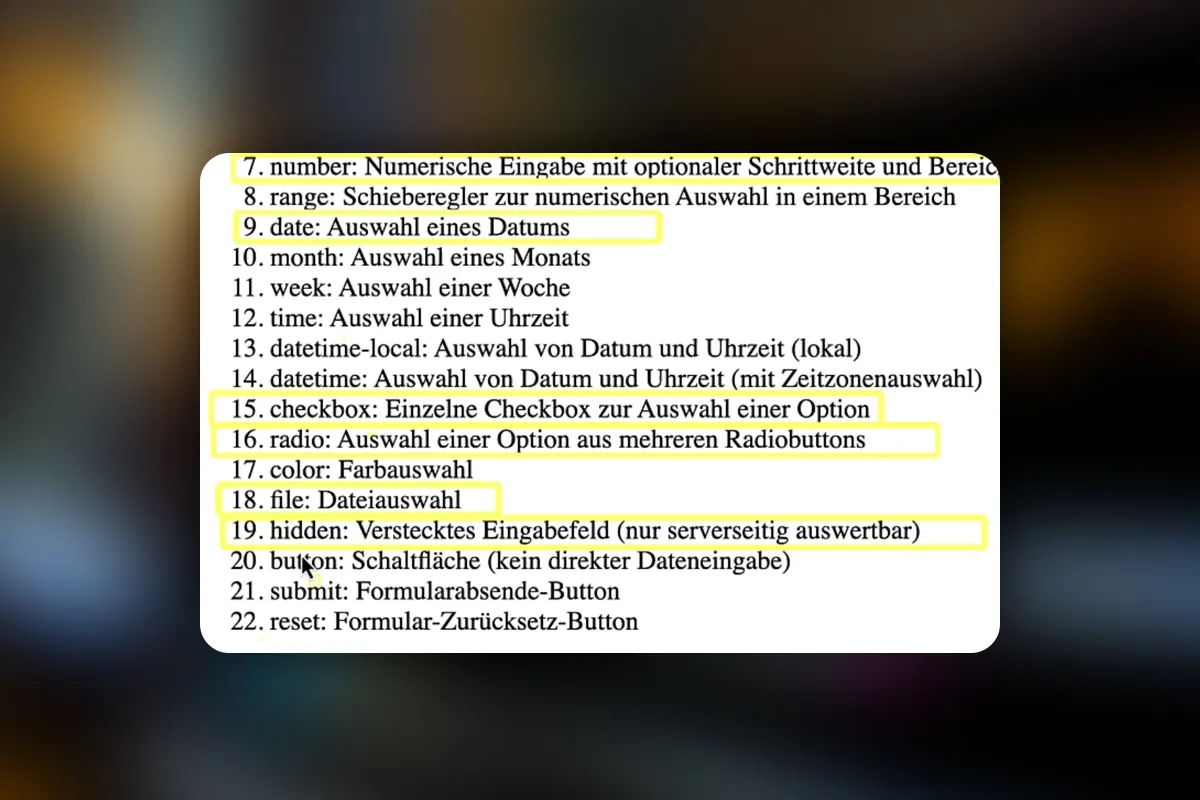Vytvoření webových formulářů: 3.5 | Přehled: Prvek vstupu