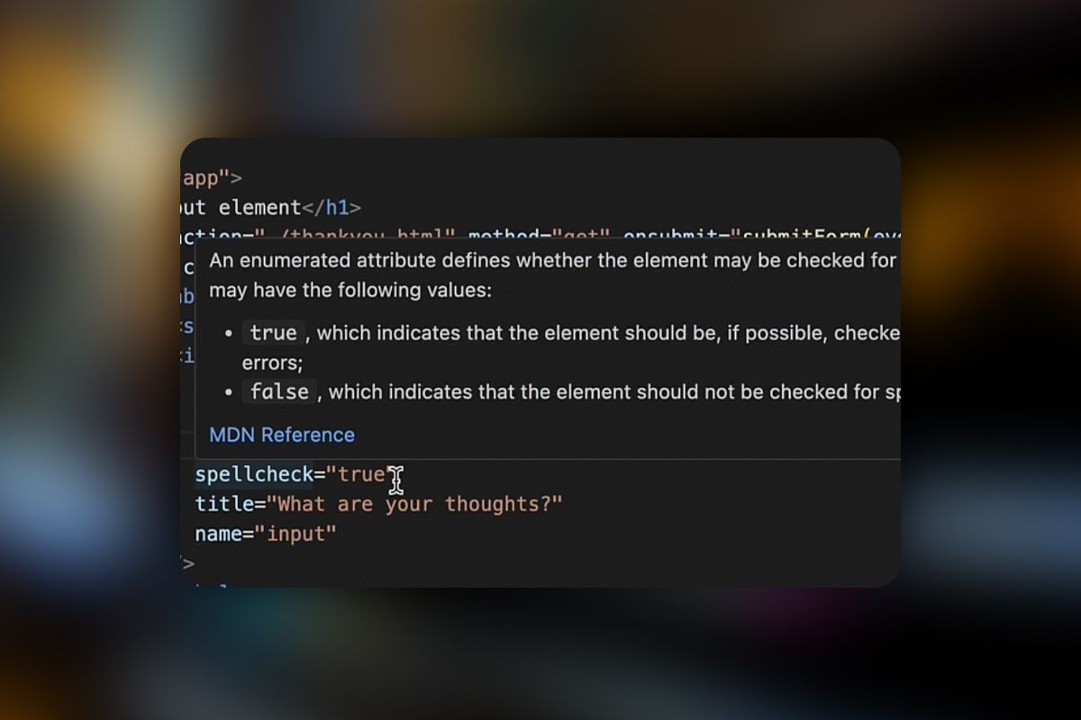 Crear formularios web: 3.8 | El atributo spellcheck