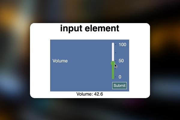 Skapa webbformulär: 5.6 | Range Slider