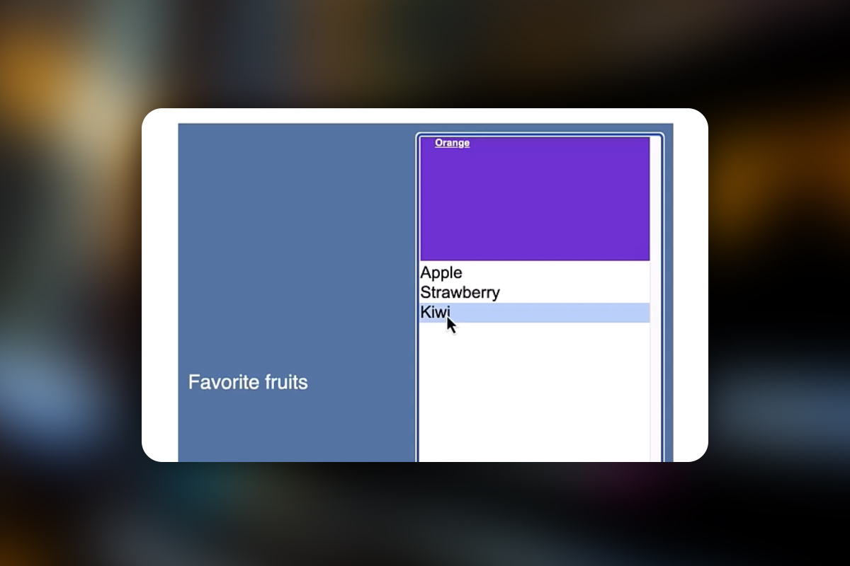 Crear formularios web: 5.12 | Listas con select