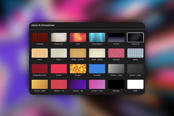 iMovie-Tutorial: 2.6 | Schritt 4: Hintergründe