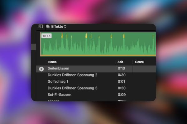 iMovie-Tutorial: 2.4 | Schritt 2: Audio & Video