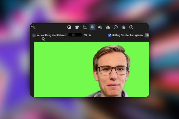 iMovie-Tutorial: 3.5 | Stabilisierung verbessern
