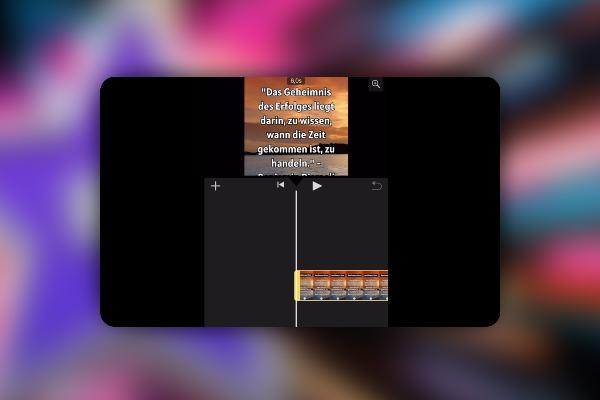 iMovie-Tutorial: 7.2 | iMovie auf dem iPhone