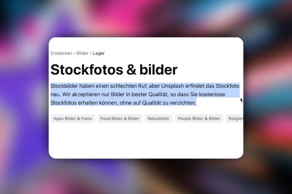 iMovie-Tutorial: 10.2 | Woher bekomme ich hochwertige Stock-Fotos?