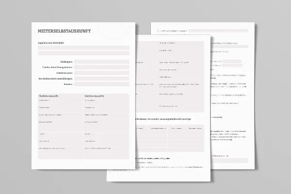 Αυτο-ανακοίνωση ενοικιαστή: υπόδειγμα PDF
